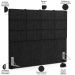 Kit Cabeceira Cama Box Casal 140cm com Calçadeira Roma W01 Linho Chumbo - Lyam