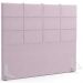 Kit Cabeceira Cama Box Casal 140cm com Calçadeira Roma W01 Suede Rosê - Lyam