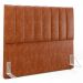 Kit Cabeceira Cama Box Casal 140cm e Calçadeira Recamier Baú Dália W01 Couríssimo Camel - Lyam Decor