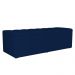 Kit Cabeceira Cama Box Casal King 195cm com Calçadeira Baú Dália W01 Facto Azul Marinho - Lyam