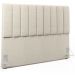 Kit Cabeceira Cama Box Casal King 195cm com Calçadeira Baú Dália W01 Linho Champagne - Lyam