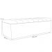 Kit Cabeceira Cama Box Casal King 195cm com Calçadeira Baú Dália W01 Linho Verde Musgo - Lyam
