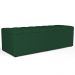 Kit Cabeceira Cama Box Casal King 195cm com Calçadeira Baú Dália W01 Suede Verde Musgo - Lyam