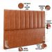 Kit Cabeceira Cama Box Casal Queen 160cm Calçadeira Baú Dália W01 Couríssimo Camel - Lyam Decor