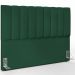 Kit Cabeceira Cama Box Casal Queen 160cm Calçadeira Baú Dália W01 Suede Verde Musgo - Lyam Decor