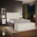 Kit Cabeceira Cama Box Casal Queen 160cm Com Calçadeira Baú Dália W01 Linho Champagne - Lyam Decor