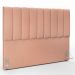 Kit Cabeceira Cama Box Casal Queen 160cm Com Calçadeira Baú Dália W01 Linho Rosê - Lyam Decor
