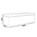 Kit Cabeceira Cama Box Casal Queen 160cm Com Calçadeira Baú Dália W01 Linho Rosê - Lyam Decor
