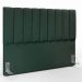 Kit Cabeceira Cama Box Casal Queen 160cm Com Calçadeira Baú Dália W01 Linho Verde Musgo - Lyam Decor