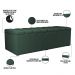 Kit Cabeceira Cama Box Casal Queen 160cm Com Calçadeira Baú Dália W01 Linho Verde Musgo - Lyam Decor