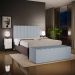 Kit Cabeceira Cama Box Casal Queen 160cm Com Calçadeira Baú Dália W01 Suede Cinza - Lyam Decor