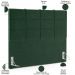 Kit Cabeceira Cama Box King 195cm com Calçadeira Roma W01 Couríssimo Verde - Lyam