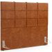 Kit Cabeceira Cama Box Queen 160cm com Calçadeira Roma W01 Couríssimo Camel - Lyam