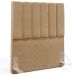 Kit Cabeceira Cama Box Solteiro 100cm Com Calçadeira Baú Dália W01 Linho Bege Escuro - Lyam Decor