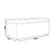 Kit Cabeceira Cama Box Solteiro 100cm Com Calçadeira Baú Dália W01 Linho Rosê - Lyam Decor