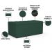 Kit Cabeceira Cama Box Solteiro 100cm Com Calçadeira Baú Dália W01 Linho Verde Musgo - Lyam Decor