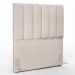 Kit Cabeceira Cama Box Solteiro 100cm Com Calçadeira Recamier Baú Dália W01 Linho Cru - Lyam Decor