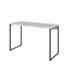 Kit Escritório Estante Areta 4 Prateleiras com Mesa Industrial Aspen 120cm C01 Snow - Lyam Decor