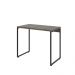 Kit Escritório Estante Areta 5 Prateleiras Mesa Industrial Aspen 90cm C01 Carvalho Dark - Lyam Decor