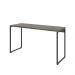 Kit Estante Areta 4 Prateleiras com Mesa Industrial Aspen 135cm C01 Carvalho Dark - Lyam Decor