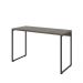 Kit Estante Areta 5 Prateleiras com Mesa Industrial Aspen 120cm C01 Carvalho Dark - Lyam Decor