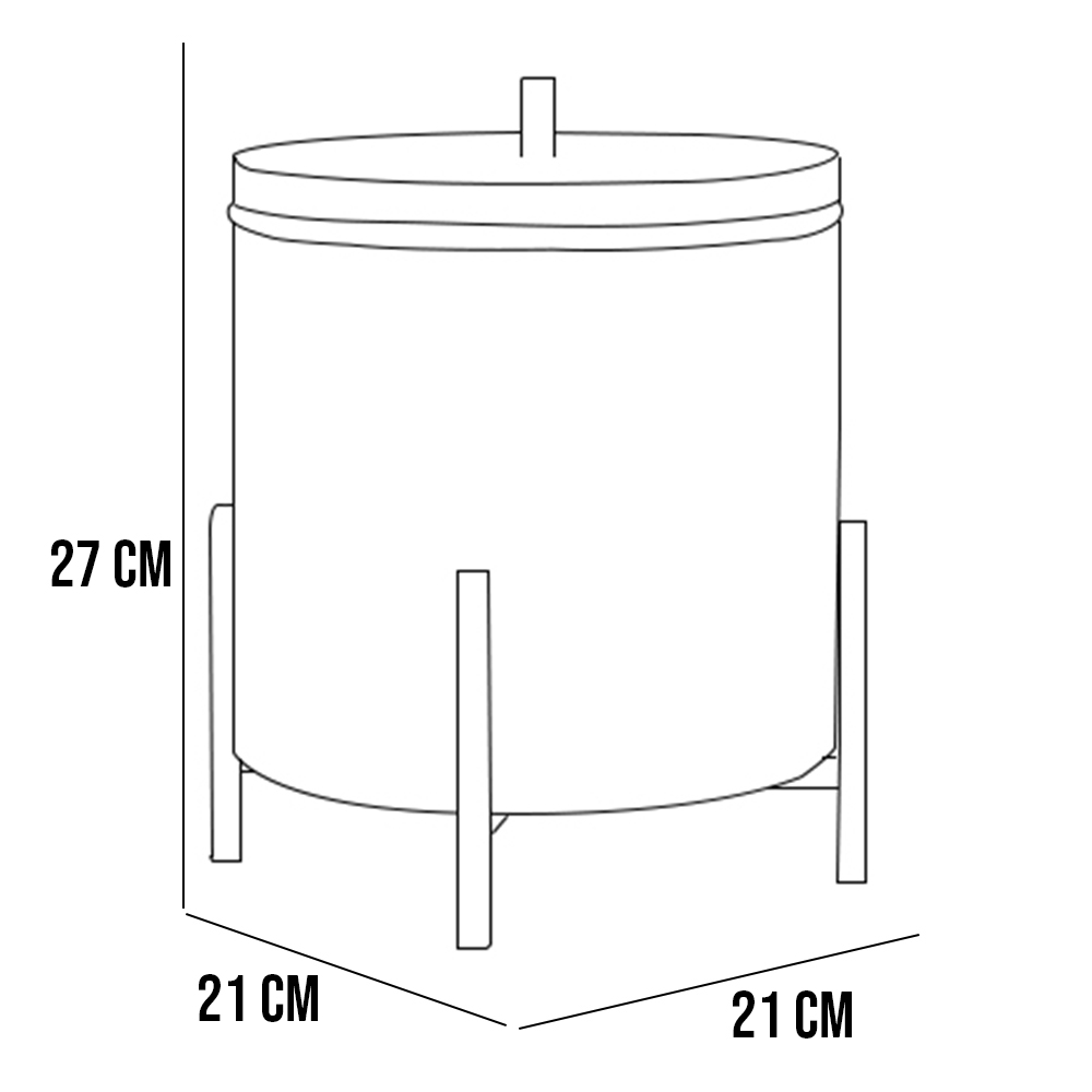 Kit Lixeira Tampa 6L Kalli e Porta Toalha Isla Para Pia Bancada Lavabo Aço D01 Preto - Lyam Decor
