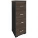 Kit Mesa Escritório 158cm Armário Arquivo E Gaveteiro Atria Executiva A02 Charuto Preto - Lyam Decor