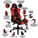 Kit Mesa Para Computador London Com Cadeira Gamer Giratória TGC12 P01 Preto Vermelho - Lyam Decor