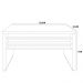 Kit Mesa Para Escritório Office 135cm E 2 Gaveteiros Atria Executiva A02 Charuto Preto - Lyam Decor