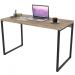 Kit Mesa Para Escritório com Estante Office Estilo Industrial Form C01 120 cm Carvalho - Lyam Decor