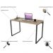 Kit Mesa Para Escritório com Estante Office Estilo Industrial Form C01 120 cm Carvalho - Lyam Decor