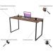 Kit Mesa Para Escritório com Estante Office Estilo Industrial Form C01 135 cm Nogal - Lyam Decor