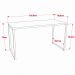 Kit Mesa Para Escritório com Estante Office Estilo Industrial Form C01 135 cm Nogal - Lyam Decor