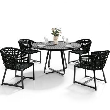 Kit Mesa Wine Com Cadeira Área Externa Espaço Gourmet Corda