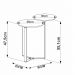 Kit Mesa de Centro e Mesa Lateral Para Sala Pés Metálicos Dari A03 Nero Dourado - Lyam Decor