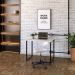 Kit Para Escritório Estante Areta 5 Prateleiras Mesa Industrial Aspen 90cm C01 Snow - Lyam Decor