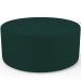 Kit Puff Redondo Lola e Puff Recamier Orgânico Orbit W01 Bouclê Verde - Lyam Decor