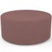 Kit Puff Redondo Lola e Puff Recamier Orgânico Orbit W01 Suede Rosê - Lyam Decor