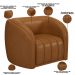 Kit Sofá 04 Lugares Para Sala 252 cm com 02 Poltronas Lazio M03 Couríssimo Whisky - Lyam Decor