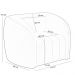 Kit Sofá 04 Lugares Para Sala 252 cm com 02 Poltronas Lazio M03 Couríssimo Whisky - Lyam Decor