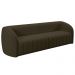 Kit Sofá 04 Lugares Para Sala 292 cm com 02 Poltronas Lazio M03 Veludo Marrom - Lyam Decor