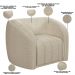 Kit Sofá 05 Lugares Para Sala de Estar 332 cm Com 02 Poltronas Lazio M03 Bouclê Bege - Lyam Decor