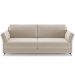 Kit Sofá 2 Lugares 164cm Com 01 Poltronas Álamo M03 Veludo Bege - Lyam Decor