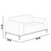 Kit Sofá 2 Lugares Sala Estar 150cm Com Poltrona Molino Pés D'ouro D02 Linho Cru C-443 - Lyam Decor