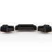 Kit Sofá 3 Lugares 210cm Com 2 Poltronas Molino Pés D'ouro D02 Linho Chumbo D-465 - Lyam Decor