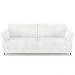 Kit Sofá 3 Lugares 223cm com 01 Poltrona Álamo M03 Bouclê Branco - Lyam Decor