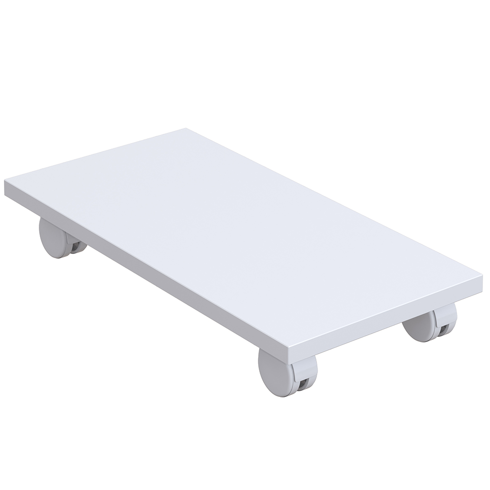 Kit Suporte Para Cpu Nobreak Guide Cyber e Suporte De Monitor Stand Lap L03 Branco - Lyam Decor