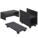 Kit Suporte Para Cpu Nobreak Guide Cyber e Suporte De Monitor Stand Lap L03 Preto - Lyam Decor
