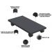 Kit Suporte Para Cpu Nobreak Guide Cyber e Suporte De Monitor Stand Lap L03 Preto - Lyam Decor