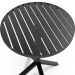 Mesa Bistrô Alta Decorativa Para Área Gourmet Bar Alumínio 105 cm Hani D04 Preto - Lyam Decor